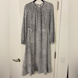 Jcrew long sleeve midi dress